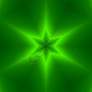 绿色六点恒星设计背景图片