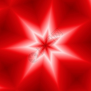 红色七点星体设计背景图片