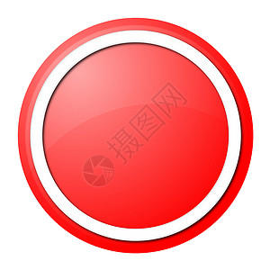红色简约按钮红按钮白色装饰品红色插图圆形玻璃圆圈导航坡度网站背景
