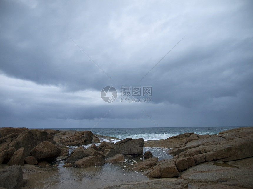 暴风小麦草地平线岩石天气天空摄影戏剧性支撑波浪海洋沙漠图片