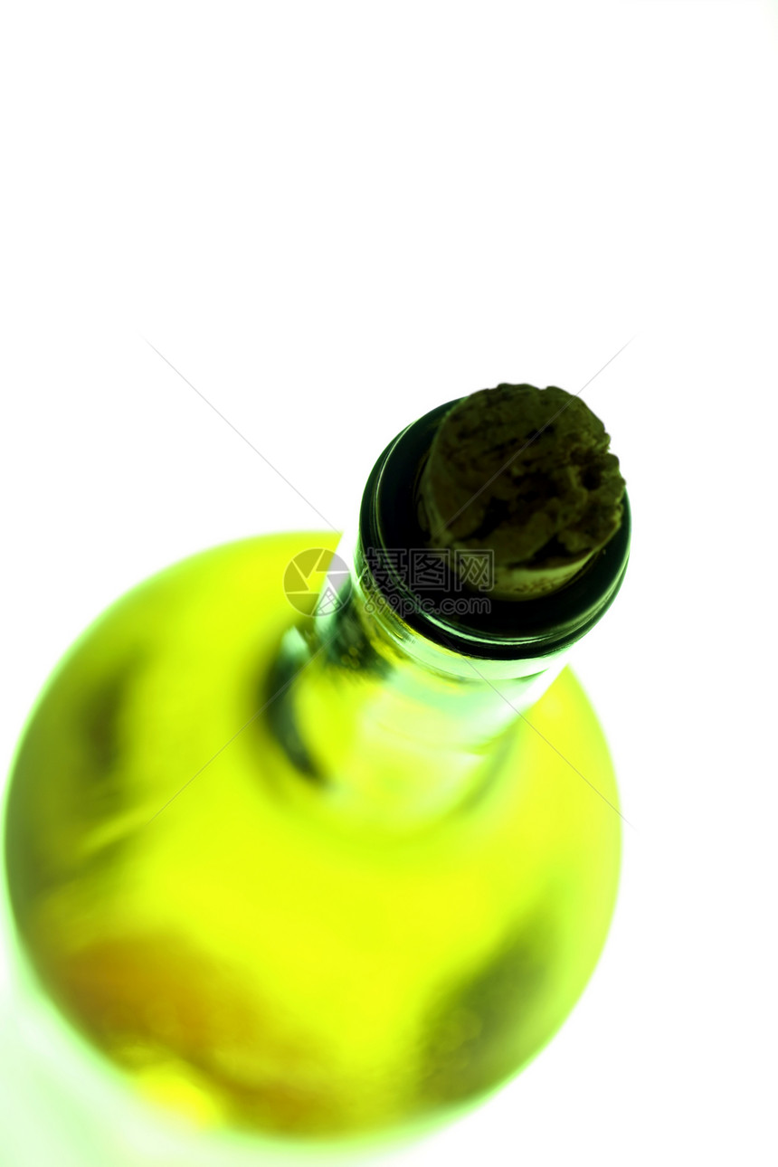 酒瓶酒精黄色饮料用餐玻璃软木瓶子图片