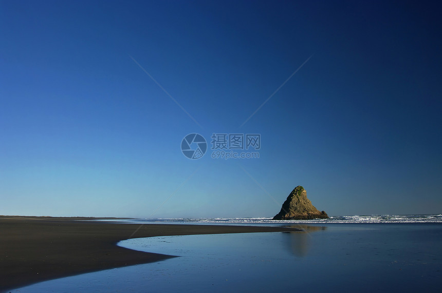 西海岸海滩荒野崎岖波浪潮汐海洋冲浪海岸观光支撑沿海图片