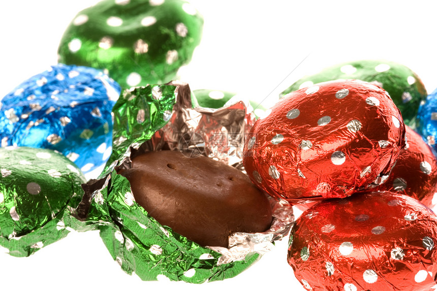 包装的巧克力饼干小吃包装纸糖果宏观食物可可甜点挫败营养礼物图片