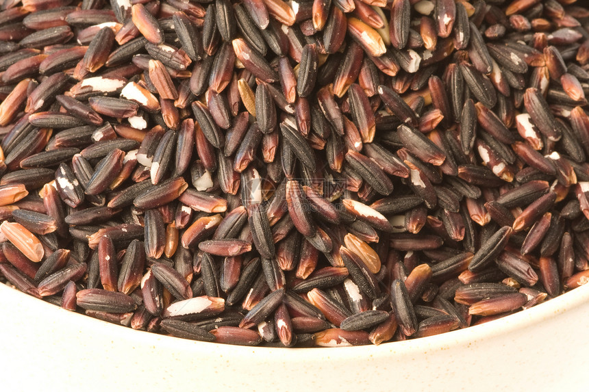 黑甘油稻米宏观粮食营养谷物收成食物饮食午餐生产农业图片