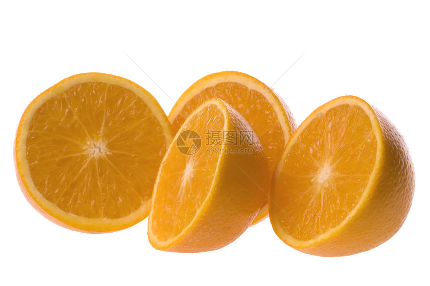 切片橙子食物情调小吃水果橘子甜点宏观生产农业营养图片