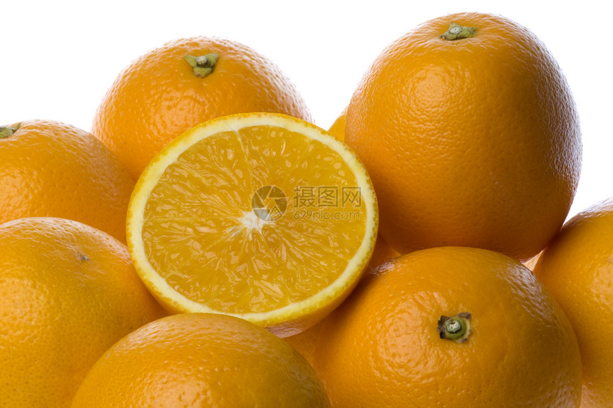 孤立的橘子宏观营养情调农业饮食异国水果小吃甜点图片