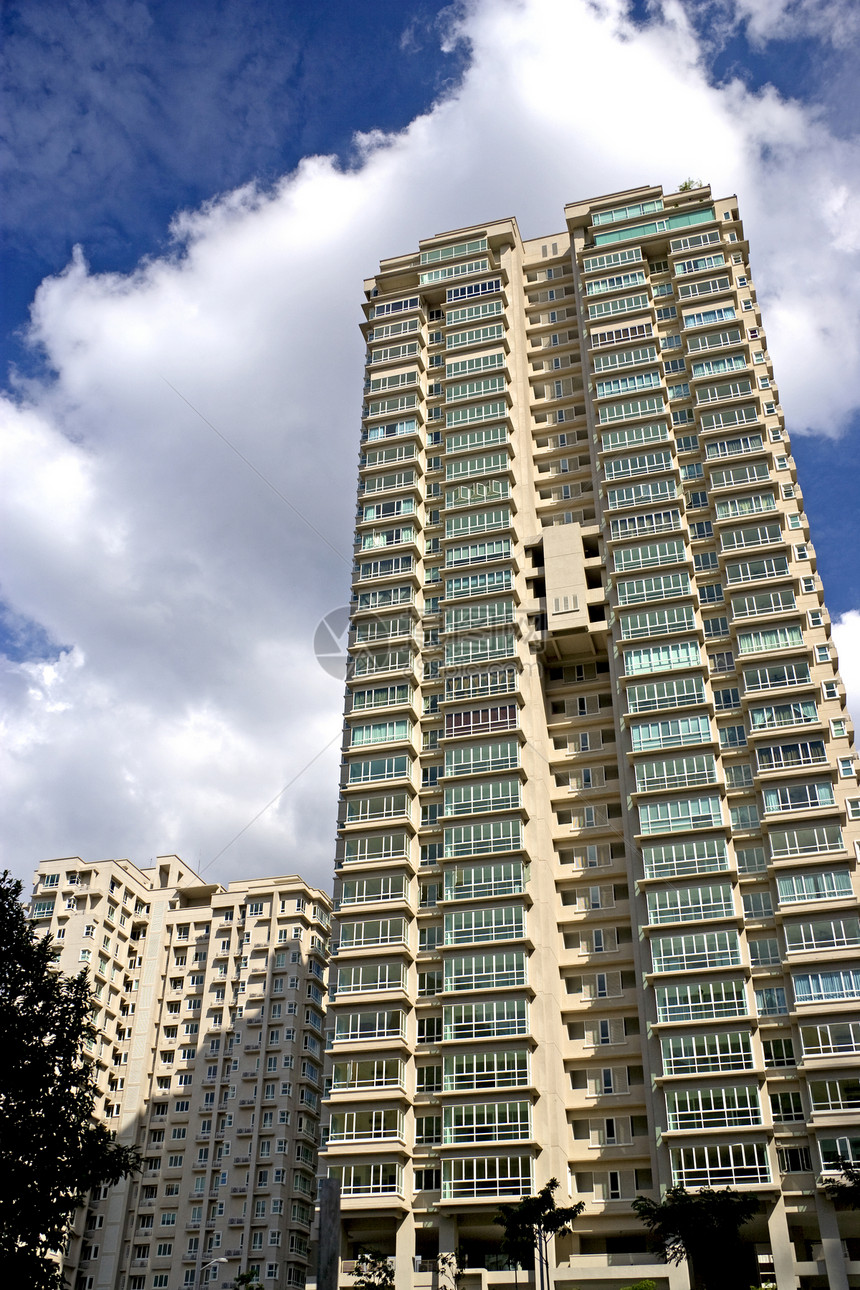 现代高频公寓投资多层建筑销售抵押不动产高楼财产房子住宅图片