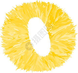 一张橙色字母的字母黄色食物白色橙子圆圈营养插图果皮水果背景图片