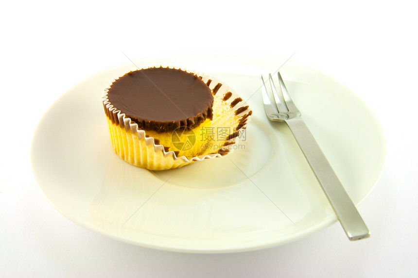 巧克力杯蛋糕饮食杯子烘烤派对磨砂蛋糕甜点食物海绵小吃图片