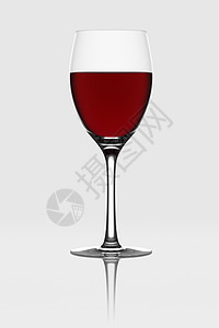红酒酒杯玻璃计算机饮料酒精白色背景图片