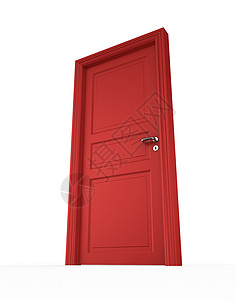 封闭的红色门门框锁孔计算机框架入口背景图片