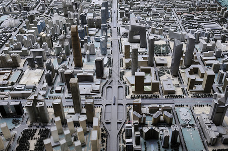现代城市模式背景图片