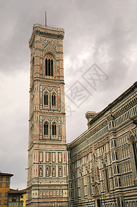 佛罗伦大教堂的塔楼建筑传奇大教堂景观遗产全景城市高清图片