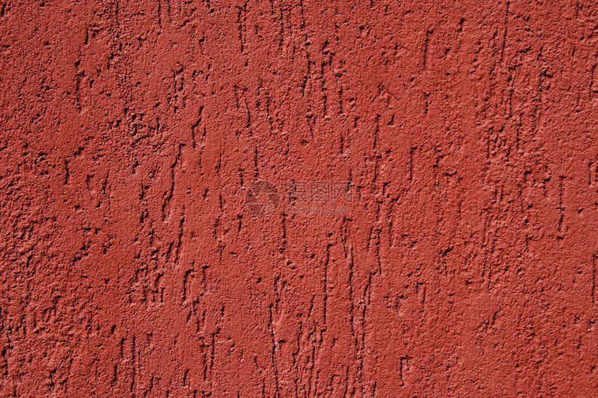 红色水泥纹理 墙壁上的细节图片