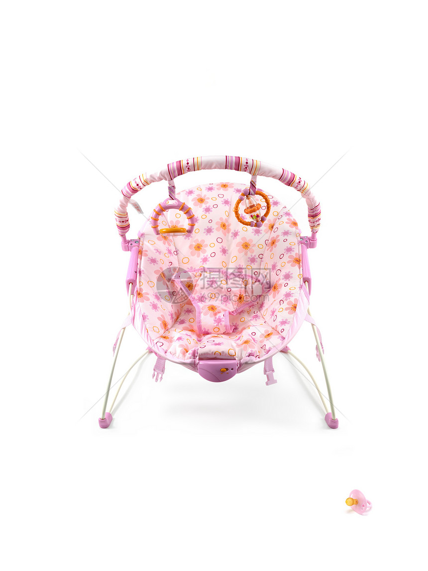 婴儿弹出器摇杆白色玩具保镖粉色座位载体图片