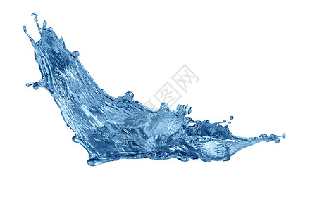 溢水蓝色液体口渴自然饮食饮料设计气泡元素背景图片