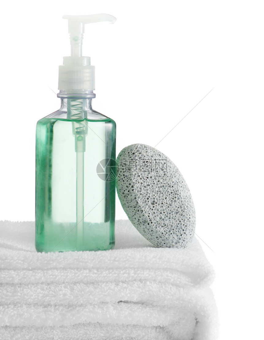斯帕场景石头护理宏观美丽洗澡皮肤毛巾浮石保健卫生图片