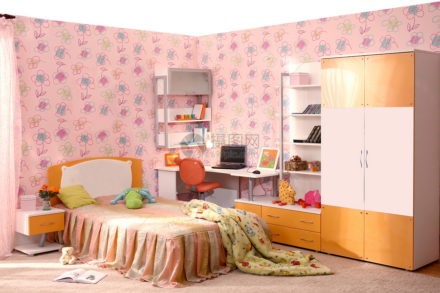 儿童房间硬木地面照片房子奢华工作室木地板窗帘桌子风格图片