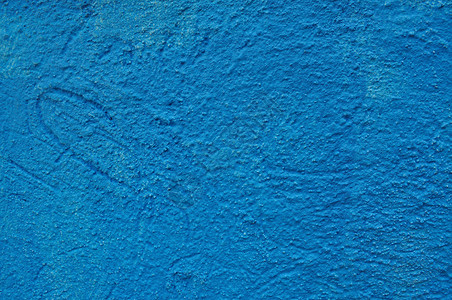 蓝色混凝土墙塑料金属材料水泥砂浆背景图片