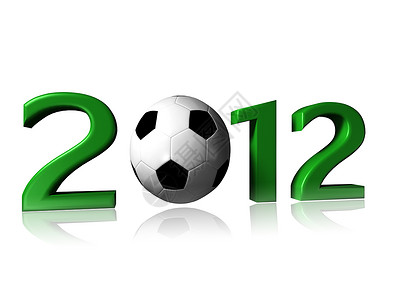 2012年大足球标志背景图片