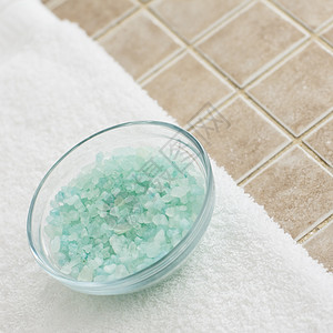 浴室盐优雅卫生保健高清图片