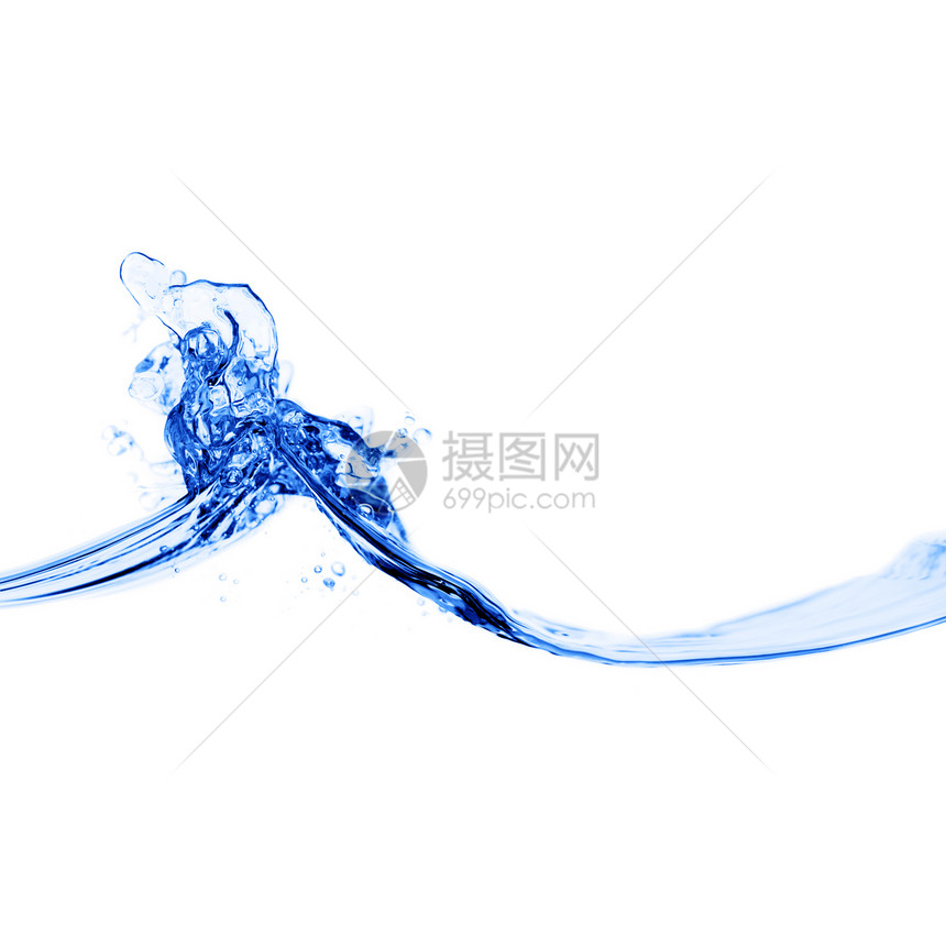 蓝波卫生海洋洗澡飞溅波纹宏观蓝色海浪环境液体图片