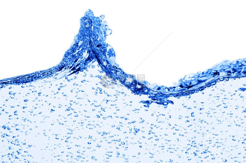蓝波洗澡运动卫生气泡液体海洋飞溅环境活力海浪图片