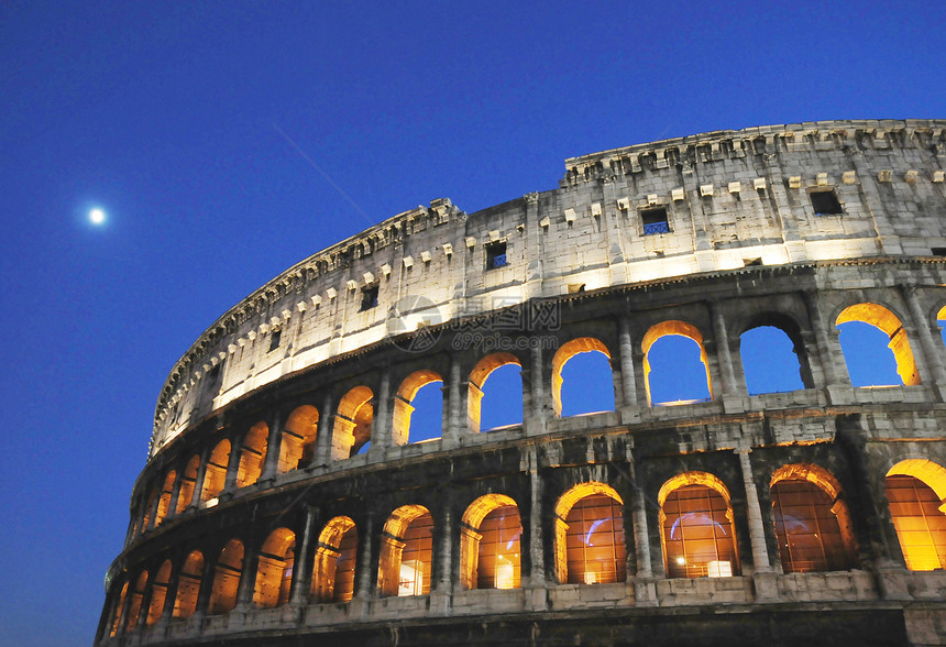 古罗马的废墟城市建筑传奇遗产图片