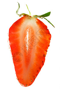 大草莓切片背景图片