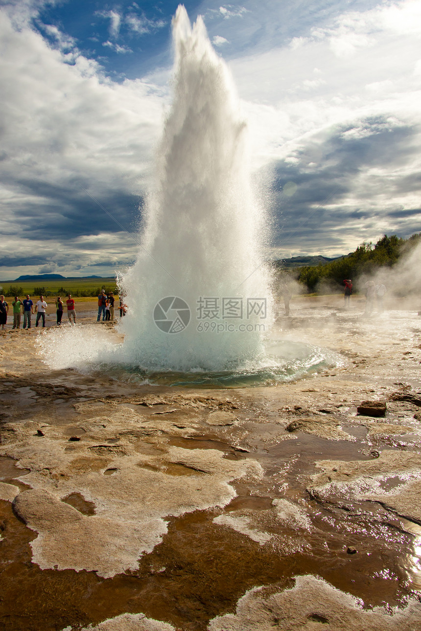 盖西尔地区的Strokkur图片