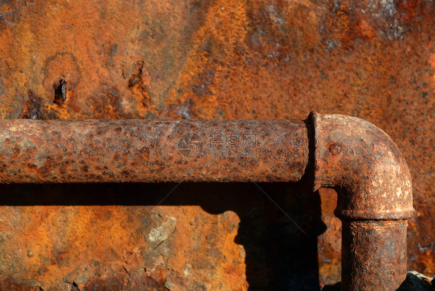 锈钢管管道古铜色腐蚀图片