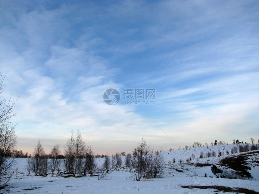 云全景白色高山领域草甸草地植物群天空斜坡木头图片