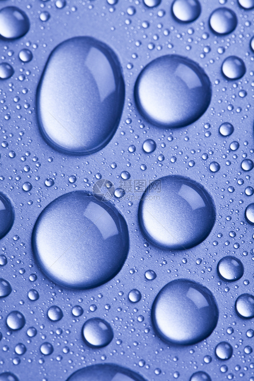 氢气吸引力眼泪亮度宝石水晶强光蓝色辉煌宏观水银图片