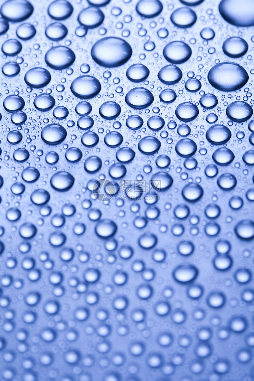水滴背景雌蕊宝石亮度辉煌吸引力强光蓝色水晶水银光泽度图片