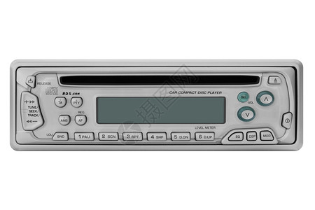 汽车电台钥匙激光技术电子产品音乐唱机收音机碟机电气展示背景图片