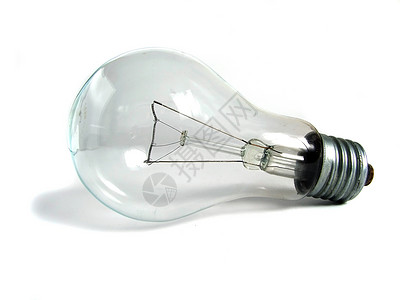 爱迪生电灯白上隔离的电灯力量白色商业金属电压白炽灯玻璃想像力环境电气背景