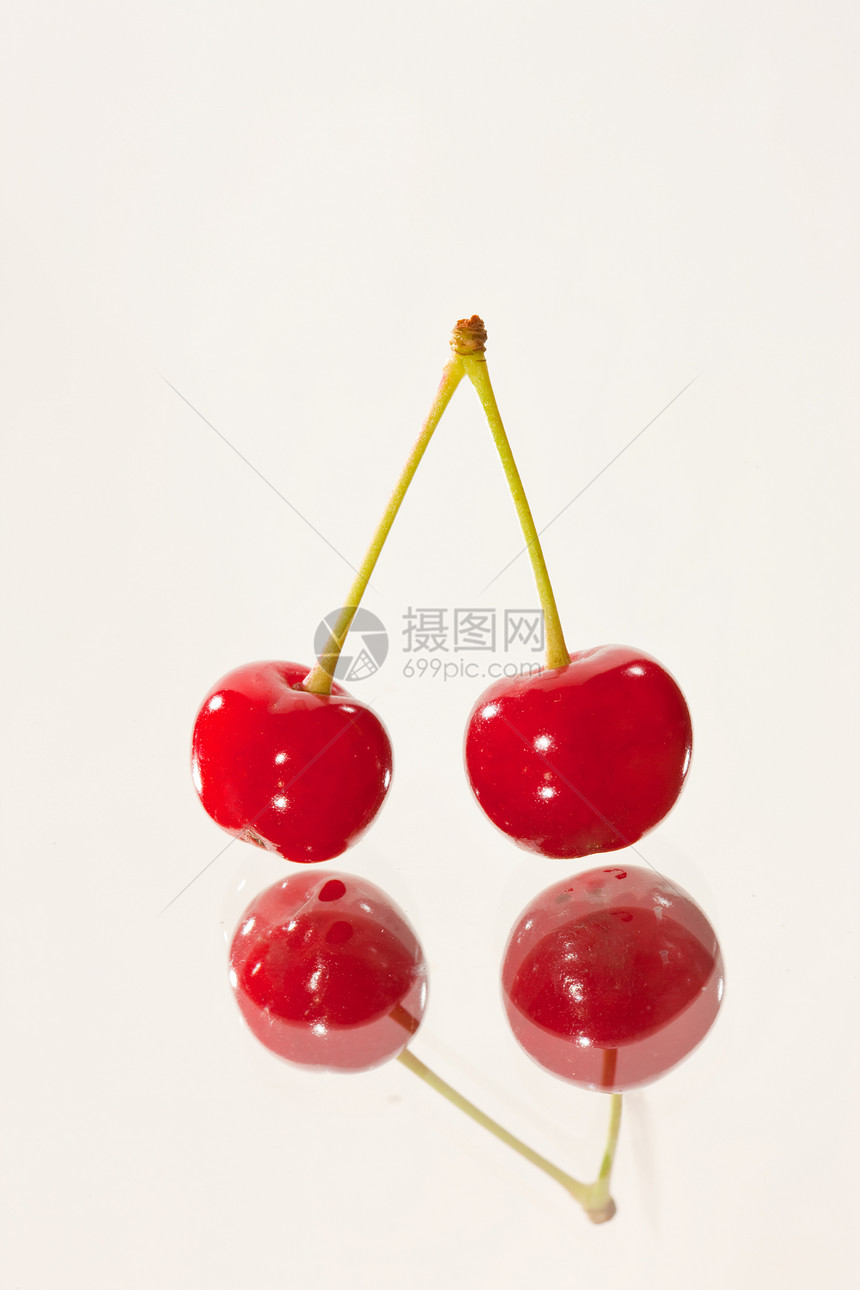 樱桃食物水果红色甜点图片