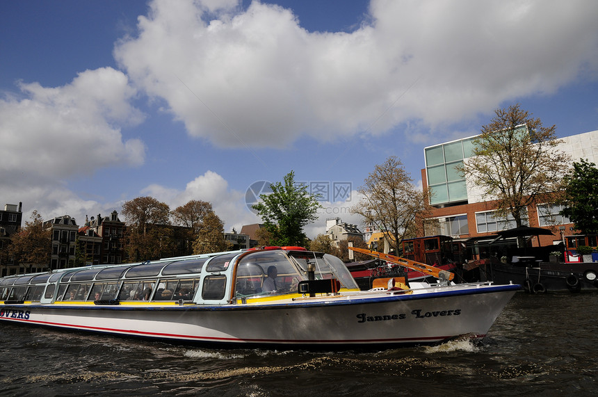 阿姆斯特丹运河游艇图片