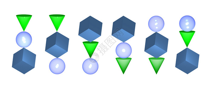 余额结余绿色蓝色插图风度安全感地球锥体立方体几何学顺序背景图片