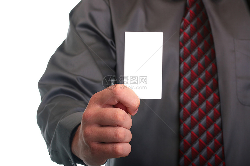 名片办公室灰色行动衬衫卡片活动领带问候语商业手指图片