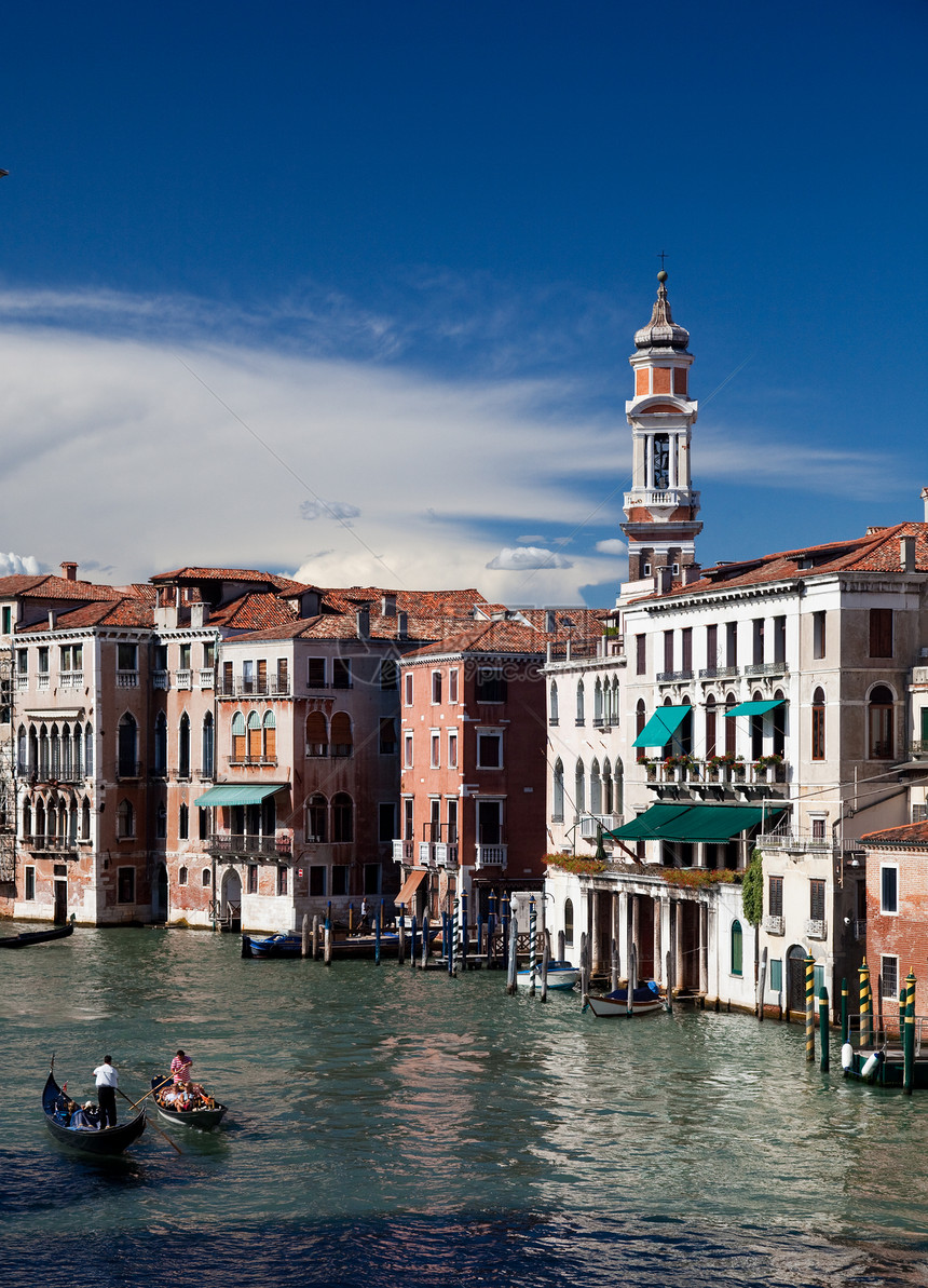 威尼斯大运河缆车晴天历史性旅行城市建筑建筑物历史地标建筑学图片