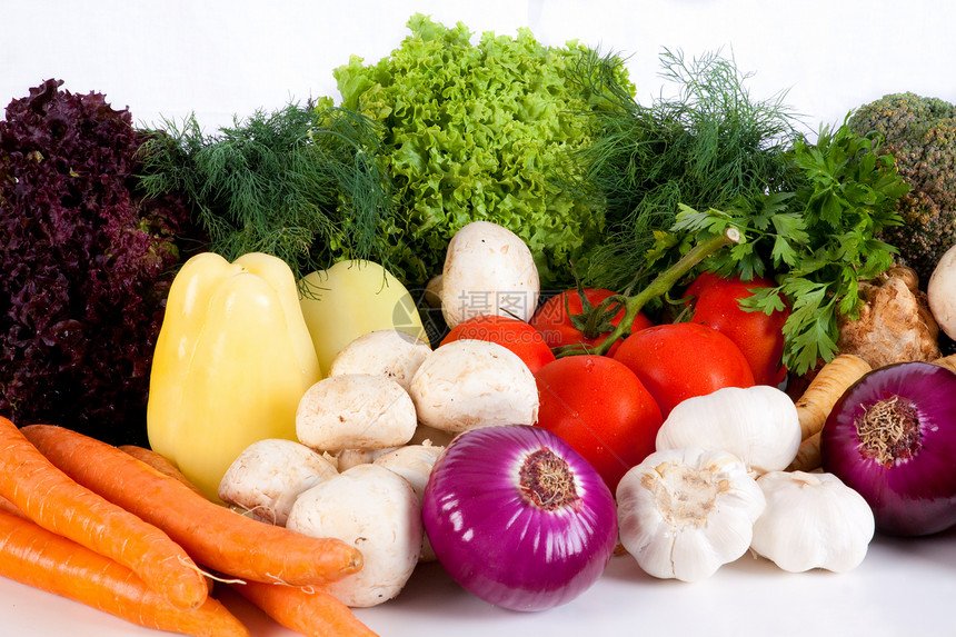 各种蔬菜农业芹菜营养洋葱食物黄瓜绿色花园胡椒饮食图片