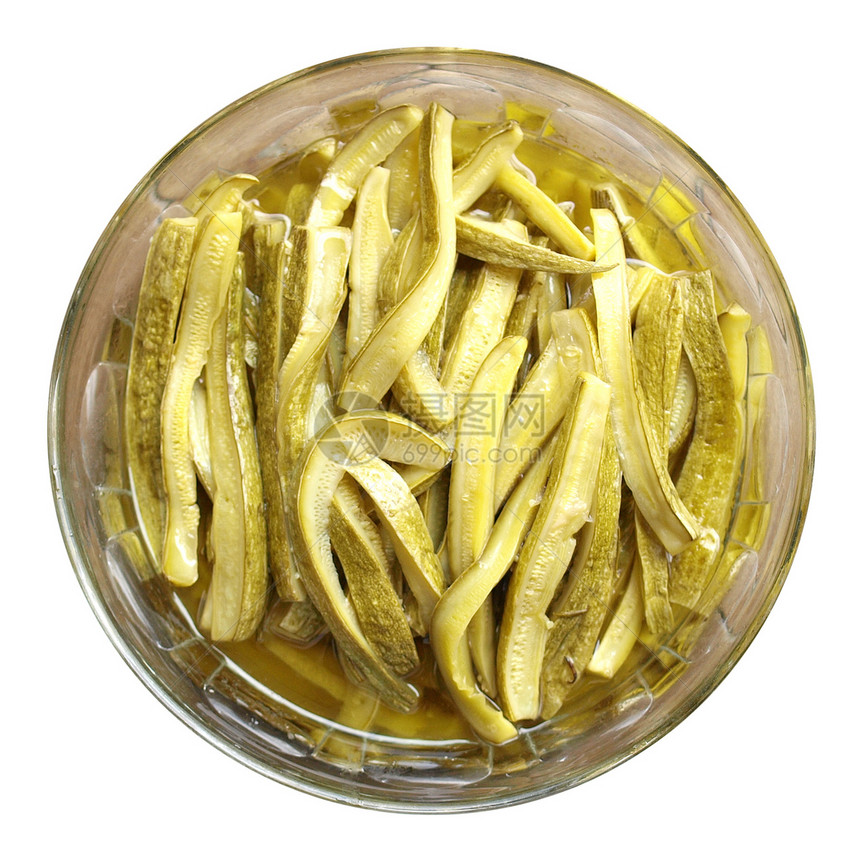 库尔热苏奇尼营养宏观蔬菜绿色盘子美食黄色食物图片