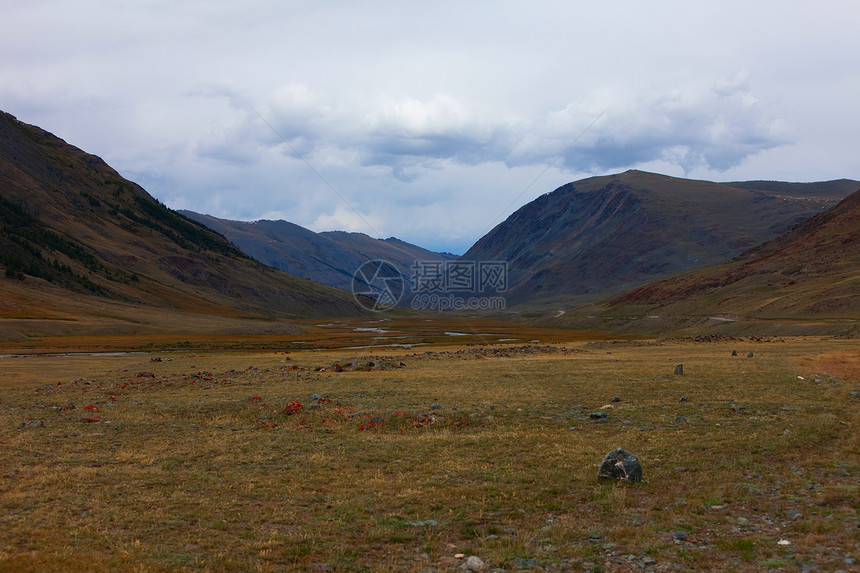 阿尔泰山脉 美丽的高地景观 俄罗斯 西伯利亚荒野场景爬坡顶峰大雪冰川山腰环境空气全景图片