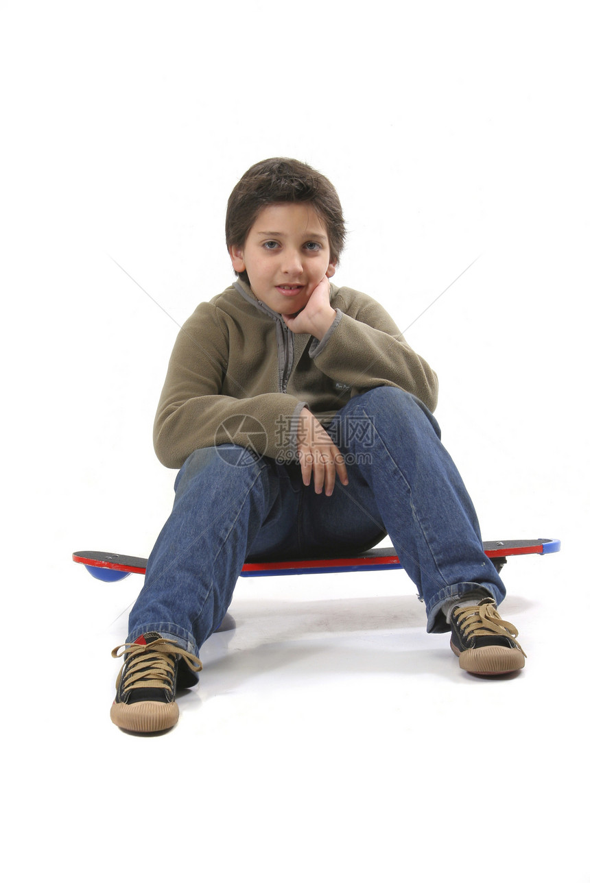 酷酷滑冰男孩运动运动装青少年骑术全身木板极限眼睛街道溜冰者图片