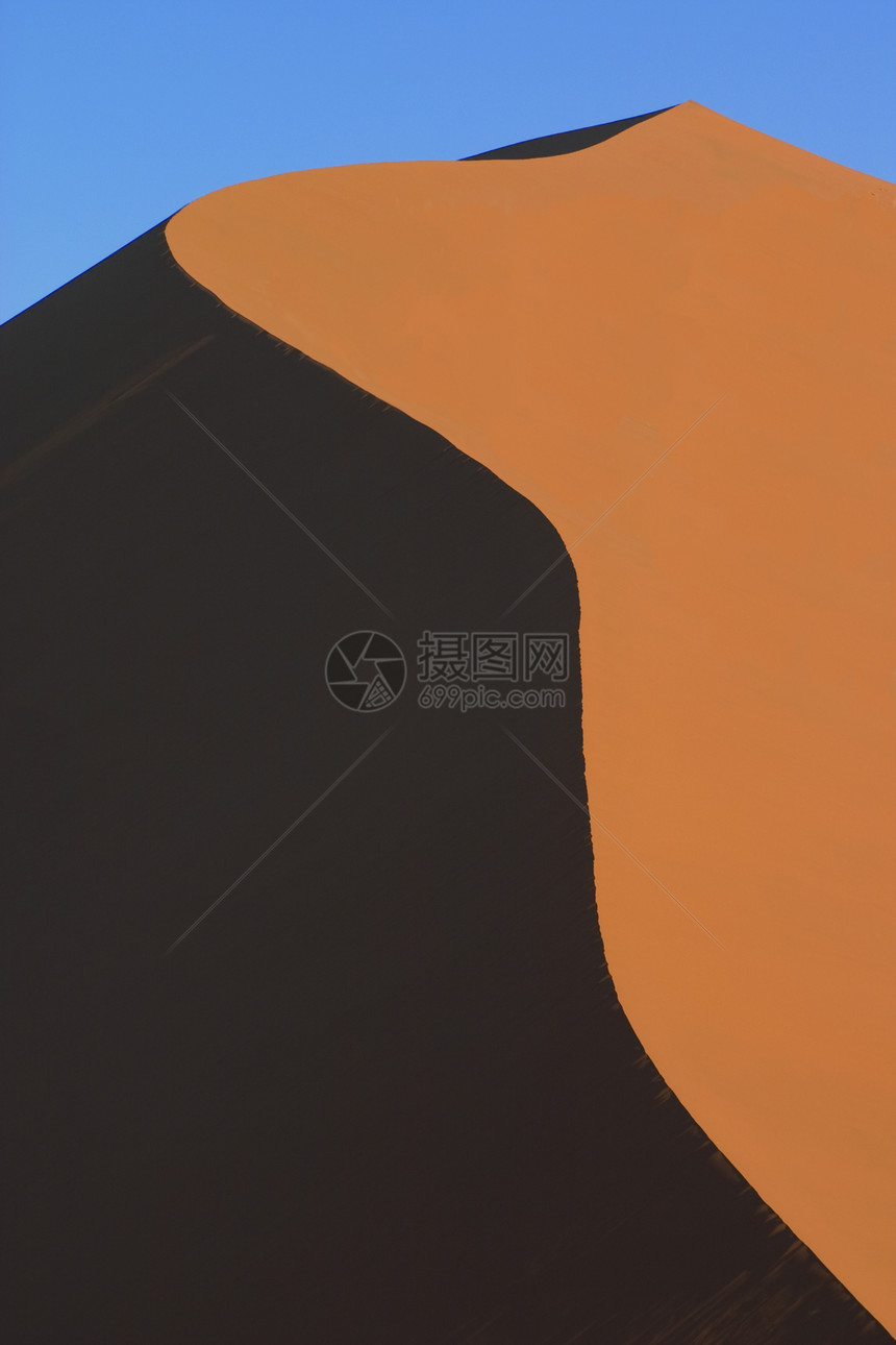 沙丘 45波浪状沙漠纹理涟漪波浪谷物阴影图片