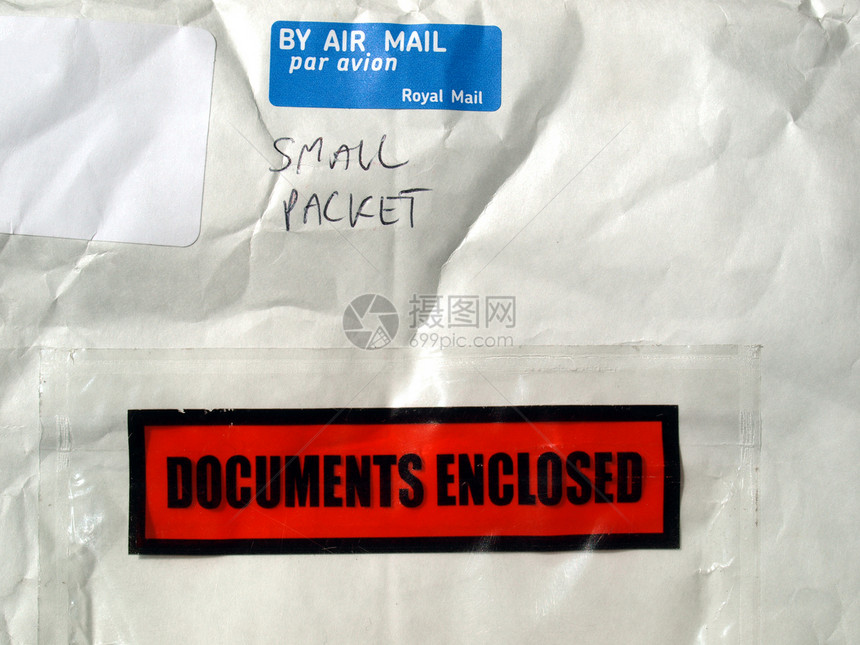 来信信函信件皇家空邮邮件邮资邮票邮政图片
