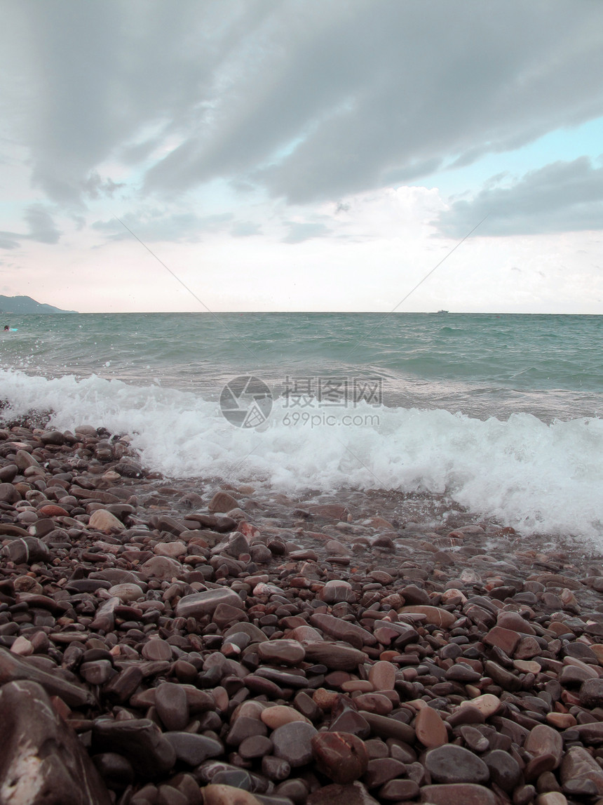 海岸假期岩石蓝色海景支撑旅游天堂波浪旅行辉光图片