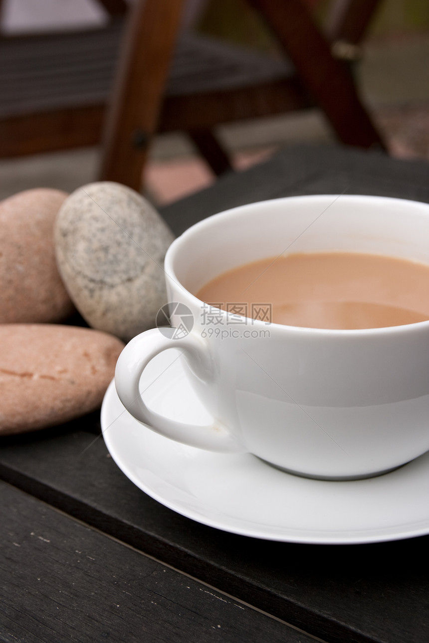 茶杯咖啡店咖啡桌子早餐杯子药品盘子液体棕色木头图片