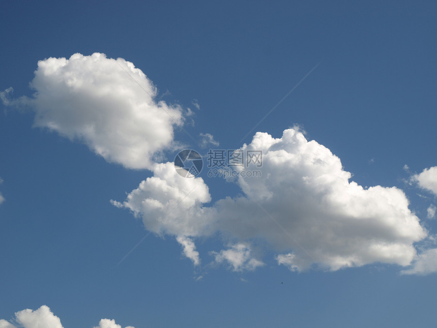 蓝色天空云云蓝白色墙纸太阳天气多云晴天图片